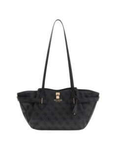 Grand sac femme Guess gris imprimé modern