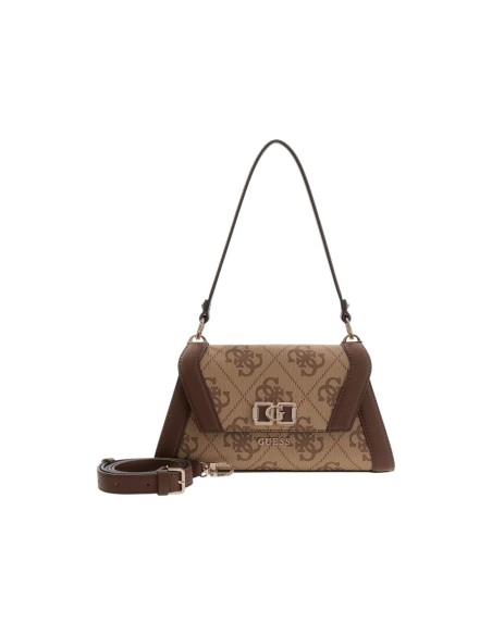 Sac marron bandoulière Guess femme