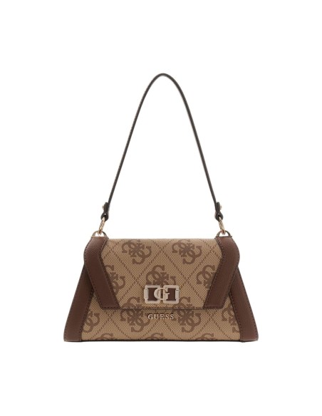 Sac marron bandoulière Guess femme