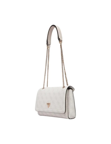 Sac blanc bandoulière Guess femme