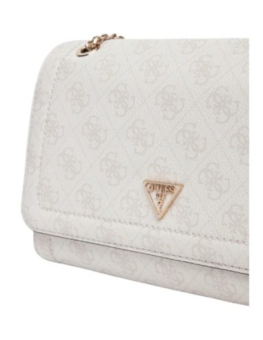 Sac blanc bandoulière Guess femme