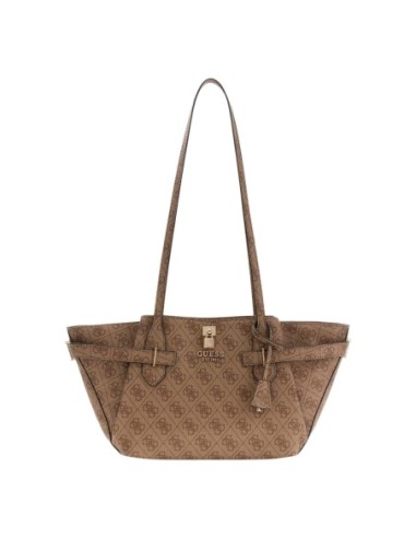 Grand sac beige imprimé Guess femme