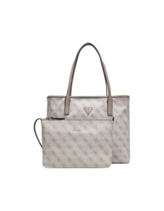 Grand sac femme Guess gris imprimé pocket