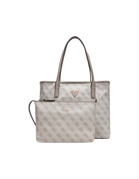 Grand sac femme Guess gris imprimé pocket