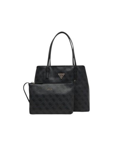 Grand sac femme Guess gris imprimé chic