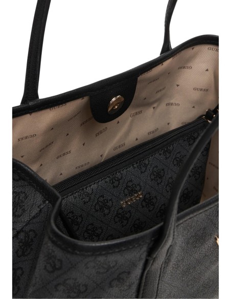 Grand sac gris imprimé Guess femme