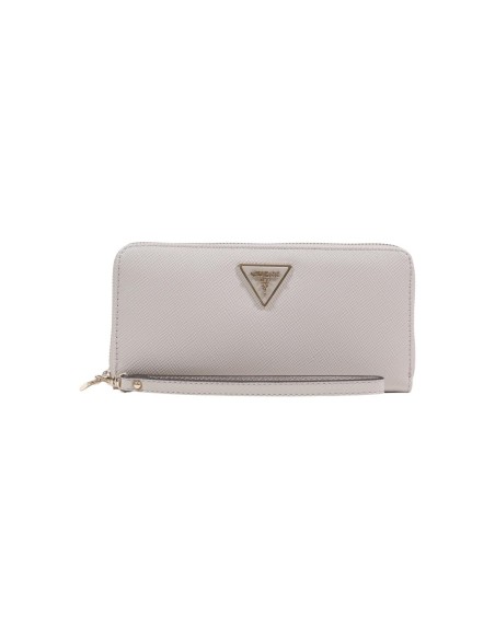 Portefeuille Guess gris zippé élégant