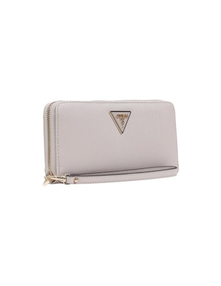 Portefeuille Guess gris zippé élégant