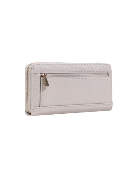 Portefeuille Guess gris zippé élégant
