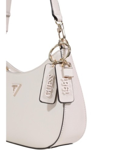 Sac blanc compact Guess femme