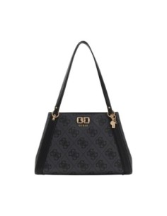 Grand sac femme Guess gris signature