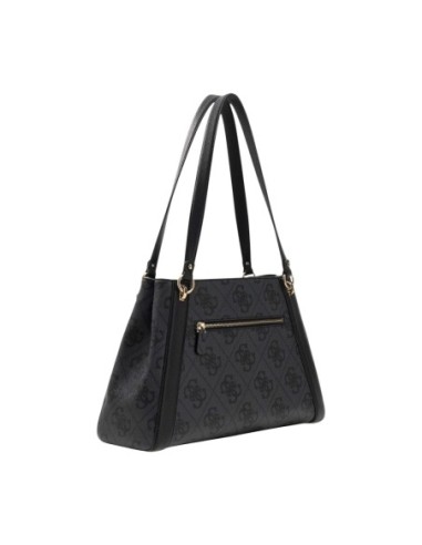 Grand sac femme Guess gris signature