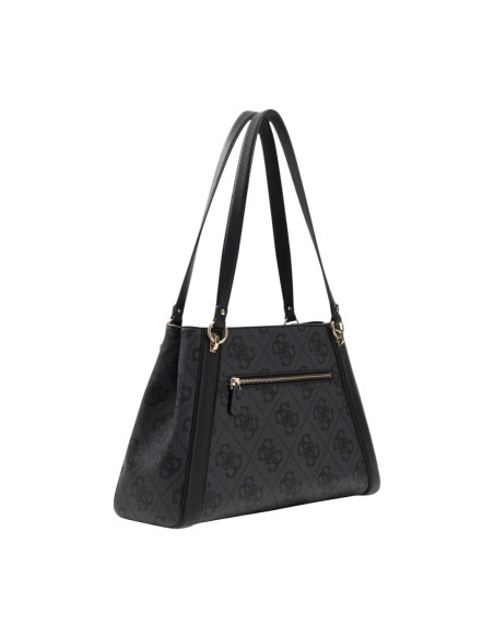 Grand sac femme Guess gris signature