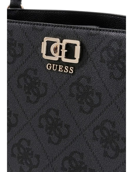 Grand sac femme Guess gris signature