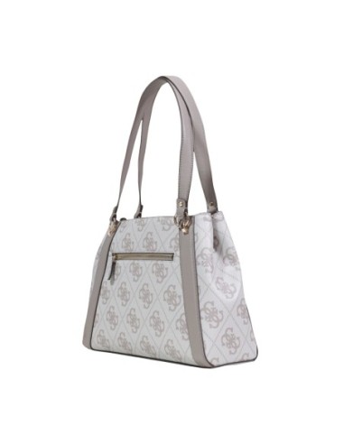 Grand sac marron imprimé Guess femme