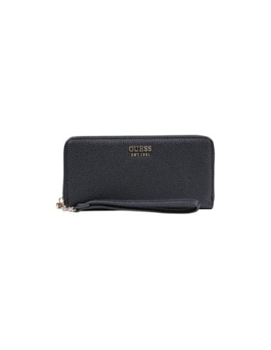 Portefeuille Guess noir zip rangement complet