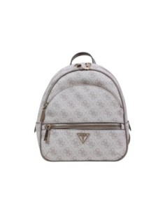 Sac à dos gris imprimé Guess femme