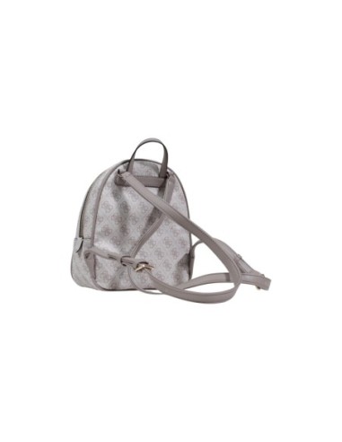 Sac à dos gris imprimé Guess femme