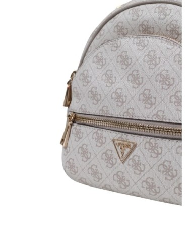Sac à dos gris imprimé Guess femme