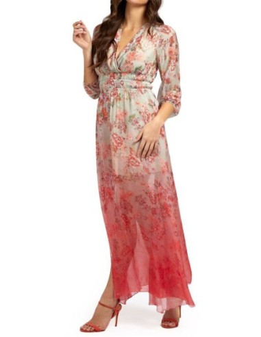 Robe rouge florale Guess femme