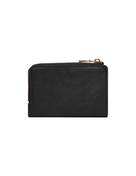 Portefeuille noir compact Guess femme
