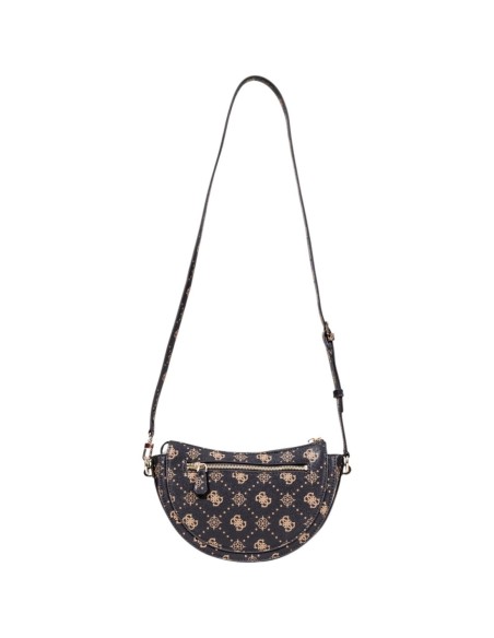 Sac marron imprimé bandoulière | Guess