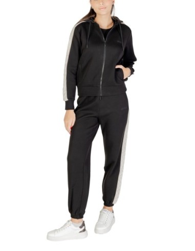 Sweat noir zippé Guess femme