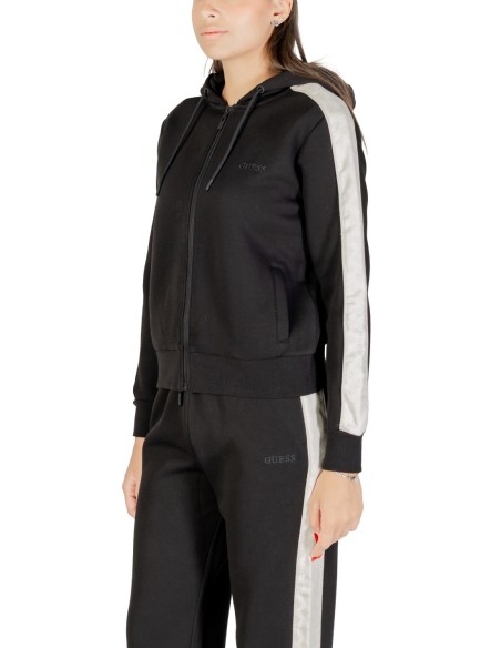 Sweat noir zippé Guess femme