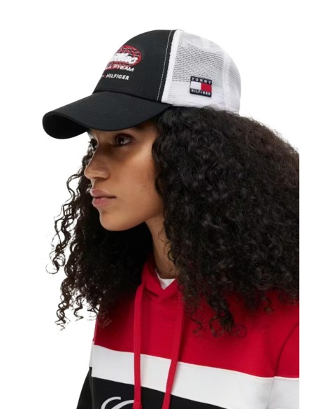 Casquette trucker noire Tommy Hilfiger homme