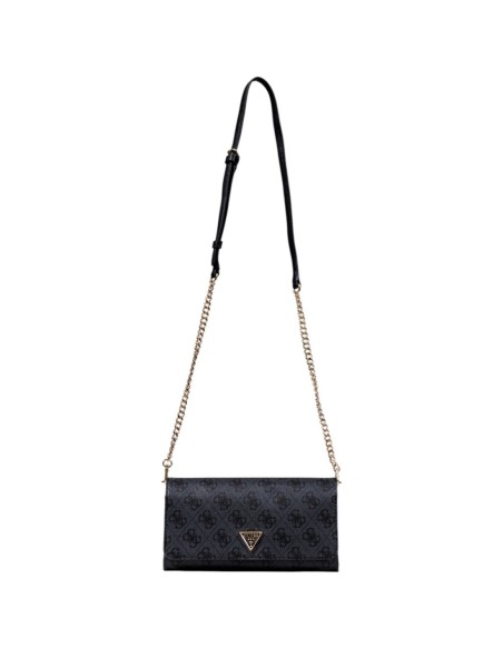 Sac noir imprimé bandoulière Guess femme