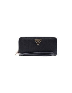 Portefeuille Guess noir zip classique