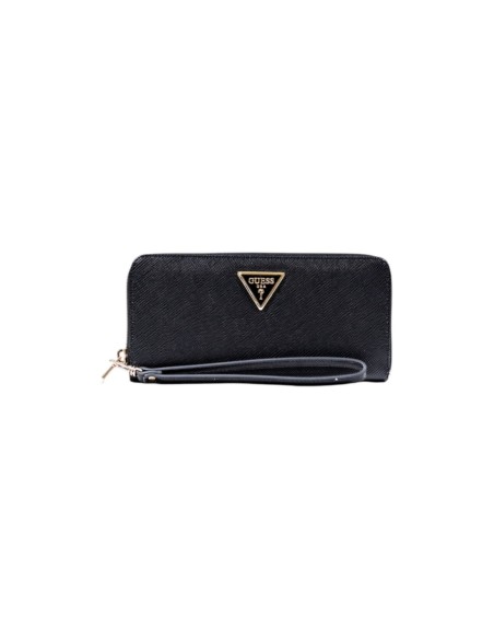 Portefeuille Guess noir zip classique