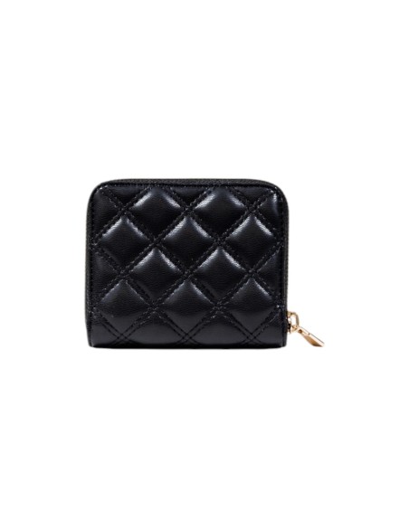 Portefeuille noir compact Guess femme