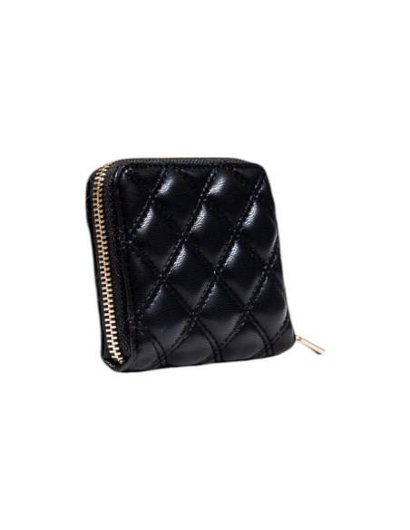 Portefeuille noir compact Guess femme