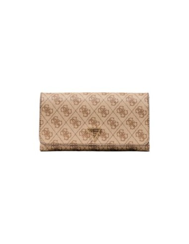 Sac beige imprimé à fermeture pression | Guess