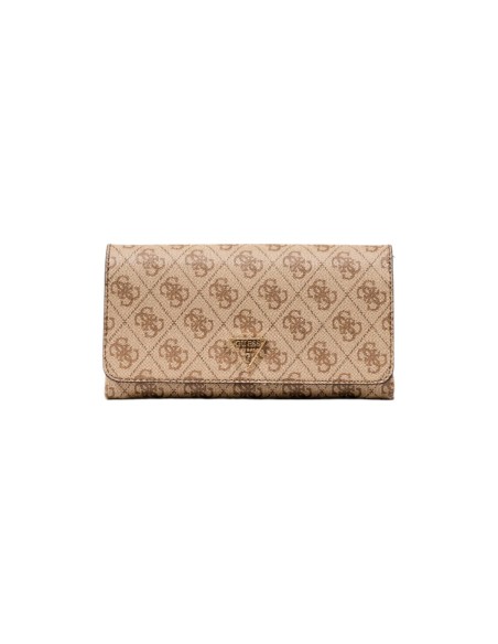 Sac beige imprimé à fermeture pression | Guess