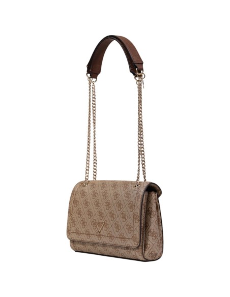 Sac marron imprimé Guess femme