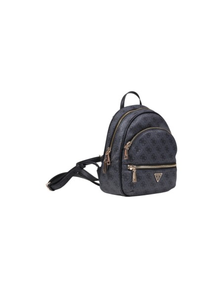 Sac à dos gris imprimé Guess femme