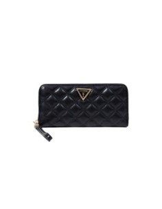 Portefeuille Guess noir zip horizontal