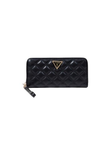 Portefeuille Guess noir zip horizontal