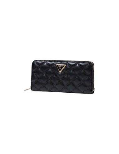 Portefeuille Guess noir zip horizontal