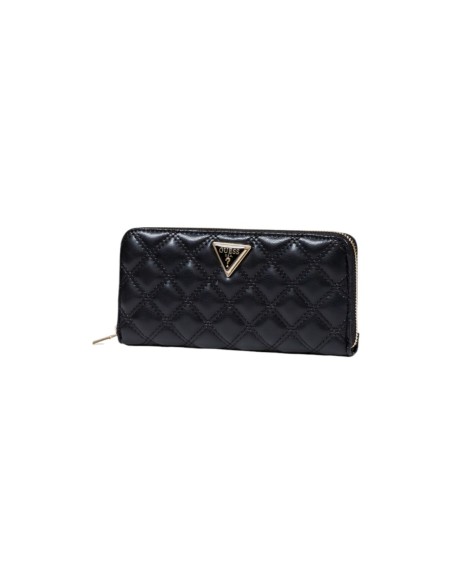 Portefeuille Guess noir zip horizontal