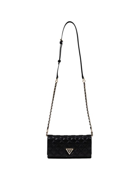 Pochette noire Guess femme