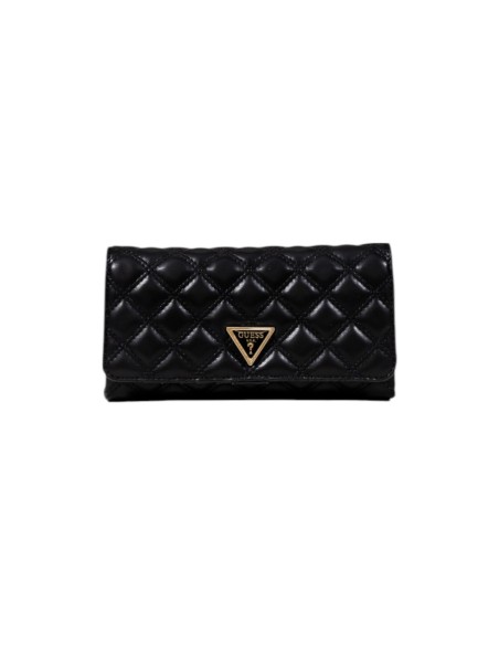 Pochette noire Guess femme