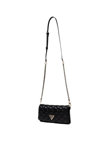 Pochette noire Guess femme
