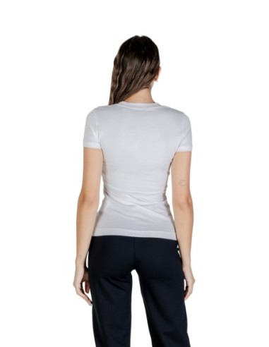 T-shirt blanc imprimé Guess femme