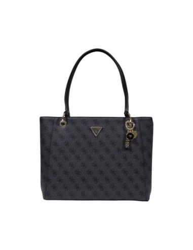 Sac gris imprimé grand format | Guess