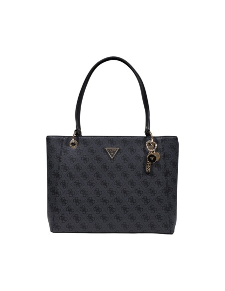 Sac gris imprimé grand format | Guess