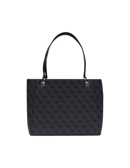 Sac gris imprimé grand format | Guess