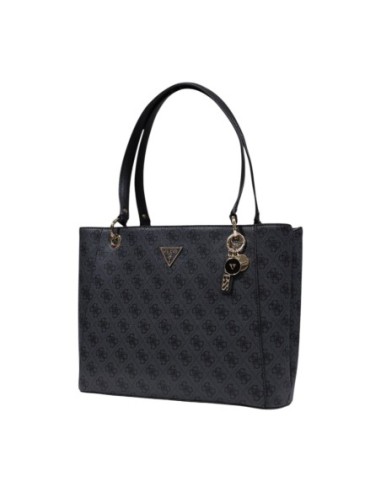 Sac gris imprimé grand format | Guess